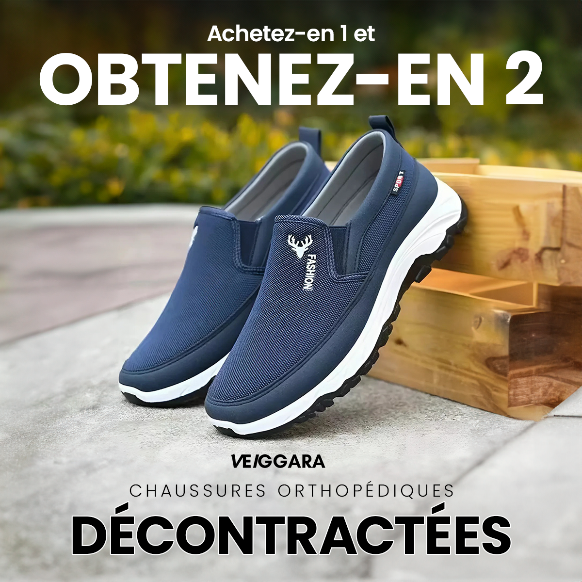 VEIGGARA | Chaussures orthopédiques décontractées (Achetez-en 1 et obtenez-en 2)