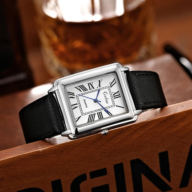 VEIGGARA | Nouvelle montre de luxe pour homme de forme rectangulaire