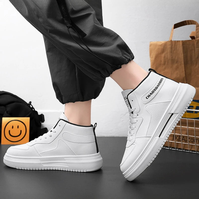 VEIGGARA | Baskets en cuir pour hommes : confort et style